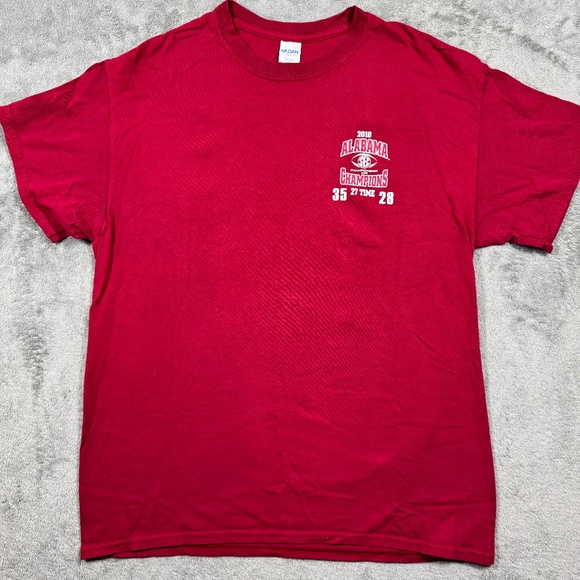 Alabama Crimson Tide 2018 SEC Champions Gildan Shirt Men’s L Red - Picture 1 of 8